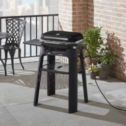 Support Avec Pieds Et Tablette Latérale – Barbecue électrique Lumin -Weber Soldes Magasin 6617Y 1800x1800