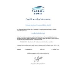 Pellets (granulés De Bois) 100 % Naturels Grill Academy Blend -Weber Soldes Magasin CarbonTrustCert 5